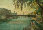 Evening on the Seine. Paris