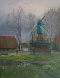 Старая мельница в Клоппенбурге. Museumsdorf