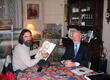 С господином Laine, мэром Jouy le Moutier. Франция, 2005