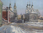 Черниговский переулок зимой. Москва