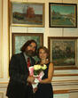 At the Vernissage on 23 of September, 2008. Russian Cultural Center in Paris