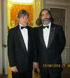 Pianist Nikolay Saratovsky and artist Victor Loukianov, Embassy of the Russian Federation in Great Duchy Luxembourg, 23.04.2014