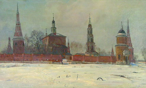 Панорама Голутвинского монастыря. 1987